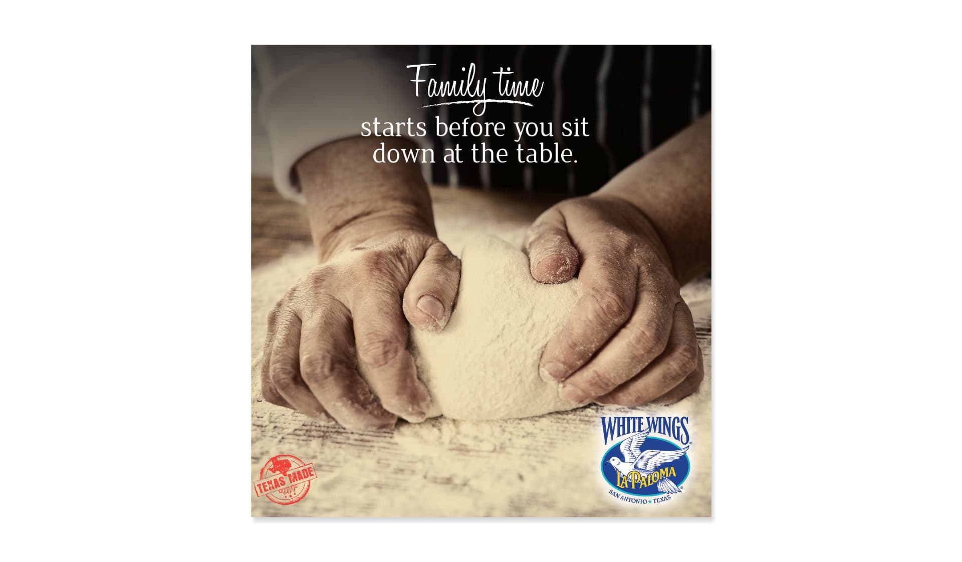 White Wings Print Ad