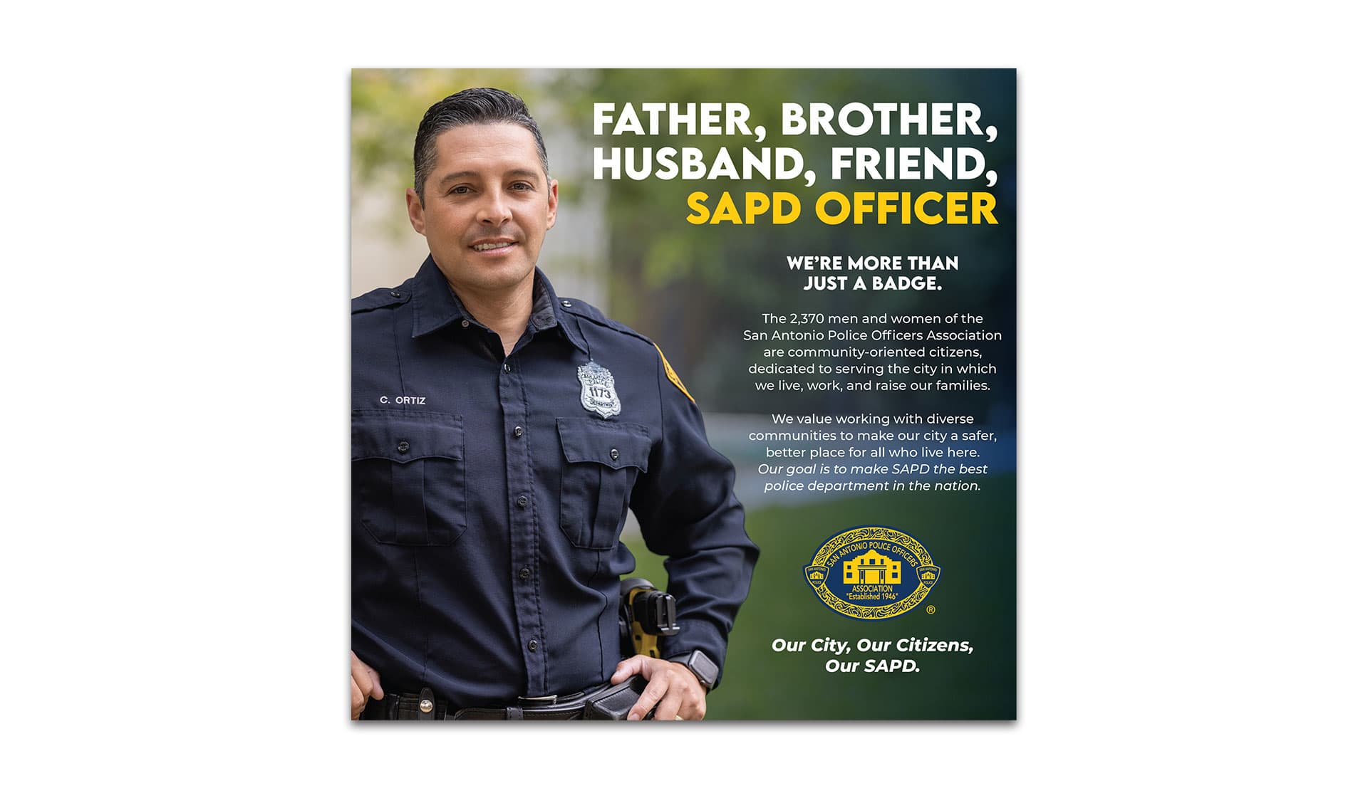 San Antonio Police Officers Assoc. Print