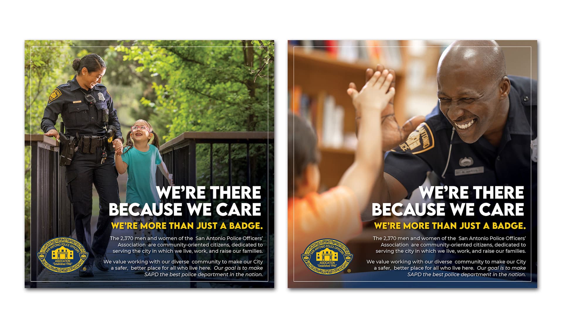 SAPOA Because We Care Ads