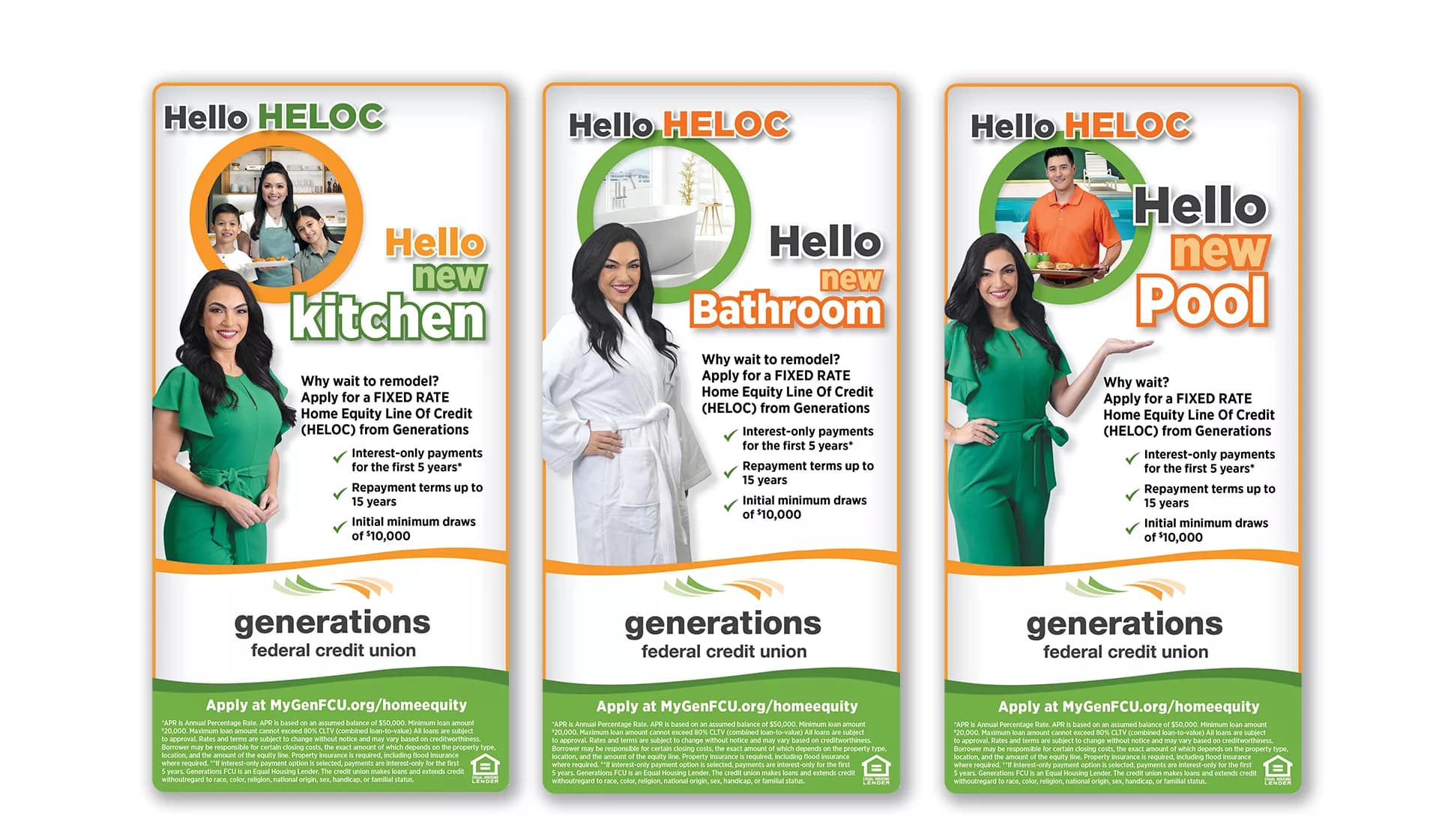 Generations Federal Credit Union HELOC Newspaper Ad