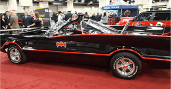 The Original Batmobile on Display at the San Antonio International Auto & Truck Show