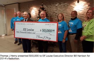 Thomas J Henry Pledges $50,000 to Elf Louise Christmas Project