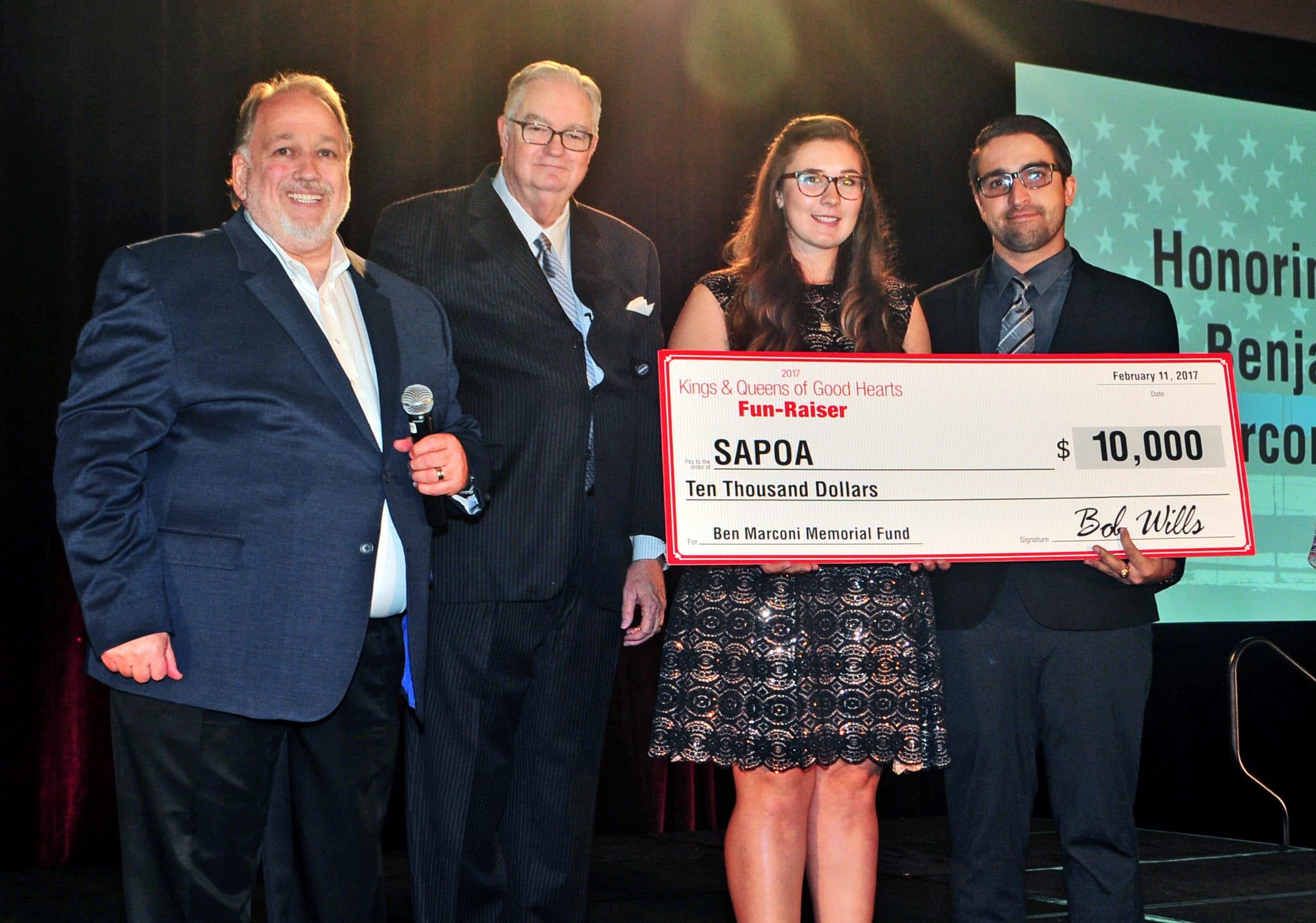 SAPD Detective Benjamin Marconi Honored at Annual Kings and Queens of Good Hearts Fun-Raiser