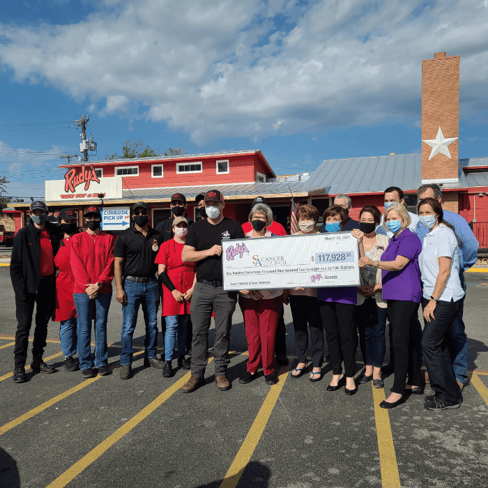 Rudy’s Country Store & Bar-B-Q Raises $117K for SA Cancer Council