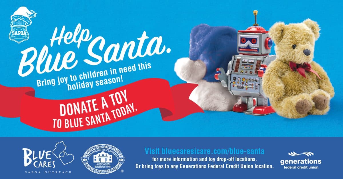 Generations Federal Credit Union and The PM Group Team Up to support ‘Blue Santa’