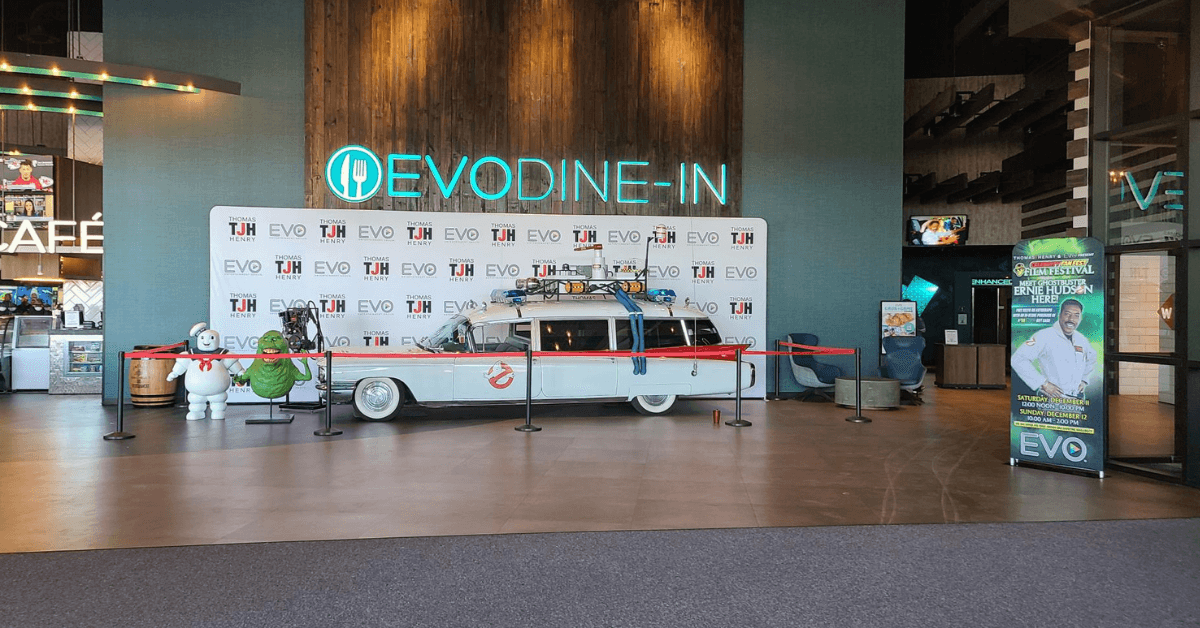 The Ghostbusters ECTO-1 Has Arrived at EVO Cinemas!