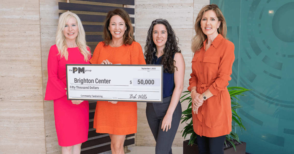 Brighton Center and The Puppy Food Bank Each Receive $50,000 from The PM Group